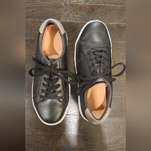 Anodyne No. 27 Casual Sneakers Womens Black Tie Up Sneakers, Size 9 Extra Wide